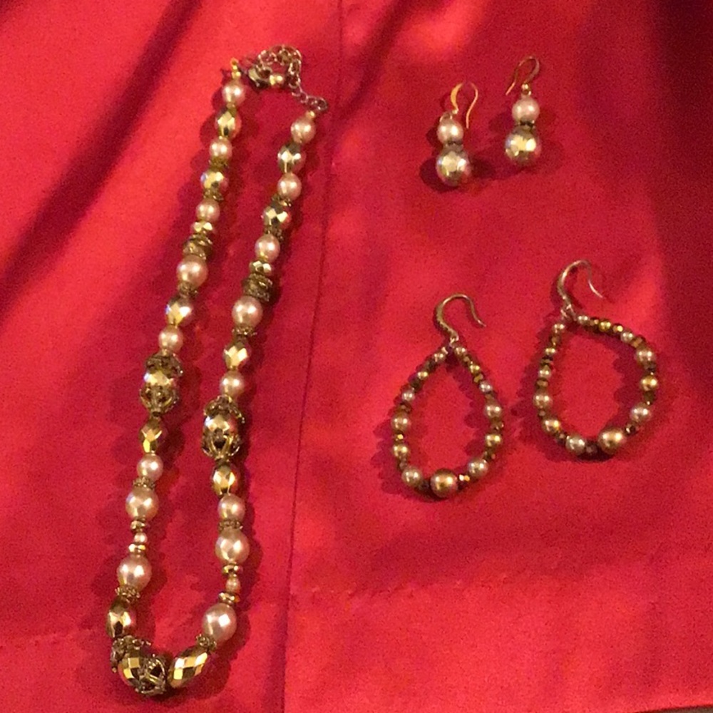 Earrings Necklace Set